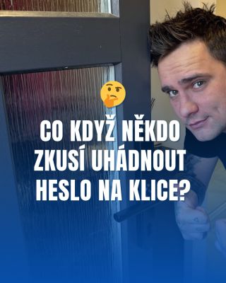 🔐 Co když někdo zkusí zadávat špatná hesla na klice? Mám se bát? Nemusíte! Naše chytrá klika je o krok napřed. Pokud někdo...