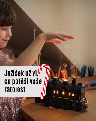 ✨ Proč ho děti i dospělí zbožňují? ☑️ Design mašinky, který potěší každého milovníka vláčků a železnic ☑️ Efekt stoupající...