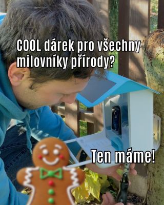 Skvělý dárek pro všechny, kteří si chtějí užít divokou přírodu z blízka bez rušení ptáčků. 🐥🌿 #chytrebydleni #smarthome...